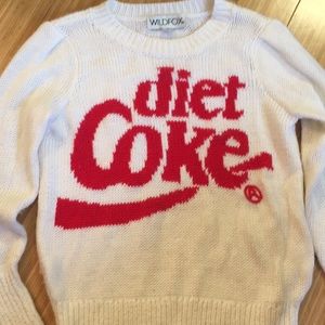 diet coke sweater